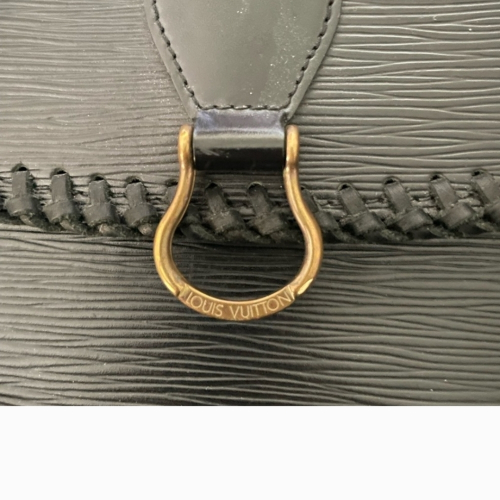 Vintage Louis Vuitton Epi Upcycled Boho Fringe Leather Crossbody - Picture 5 of 7